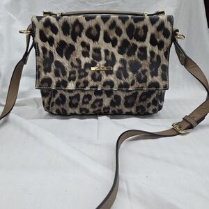 Simply Noelle Java Leopard Print Crossbody Bag